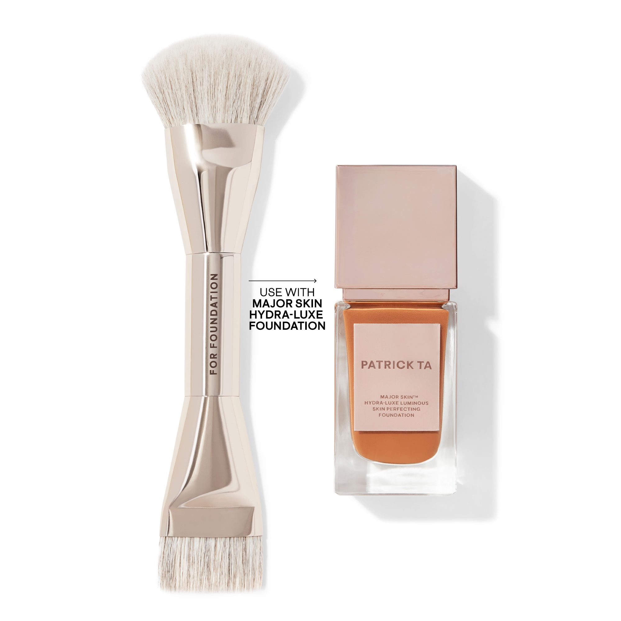 DUAL ENDED FOUNDATION BRUSH (BROCHA PARA BASE)